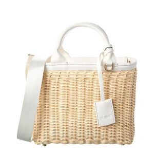 Surell Accessories Picnic Straw Crossbody